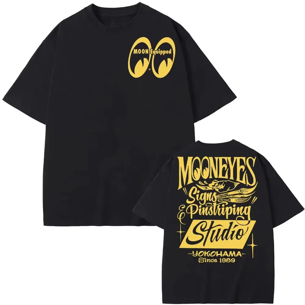 Streetwear Brand With Eye - Kaos Modifikasi Mobil Klasik Moon Eyes