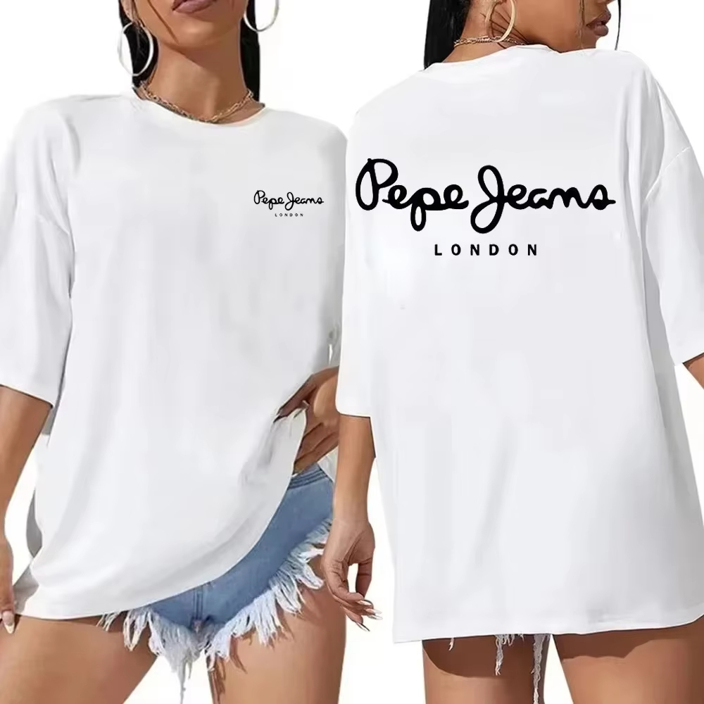 Streetwear Brand London - Kaos Lengan Pendek Logo Wanita dan
