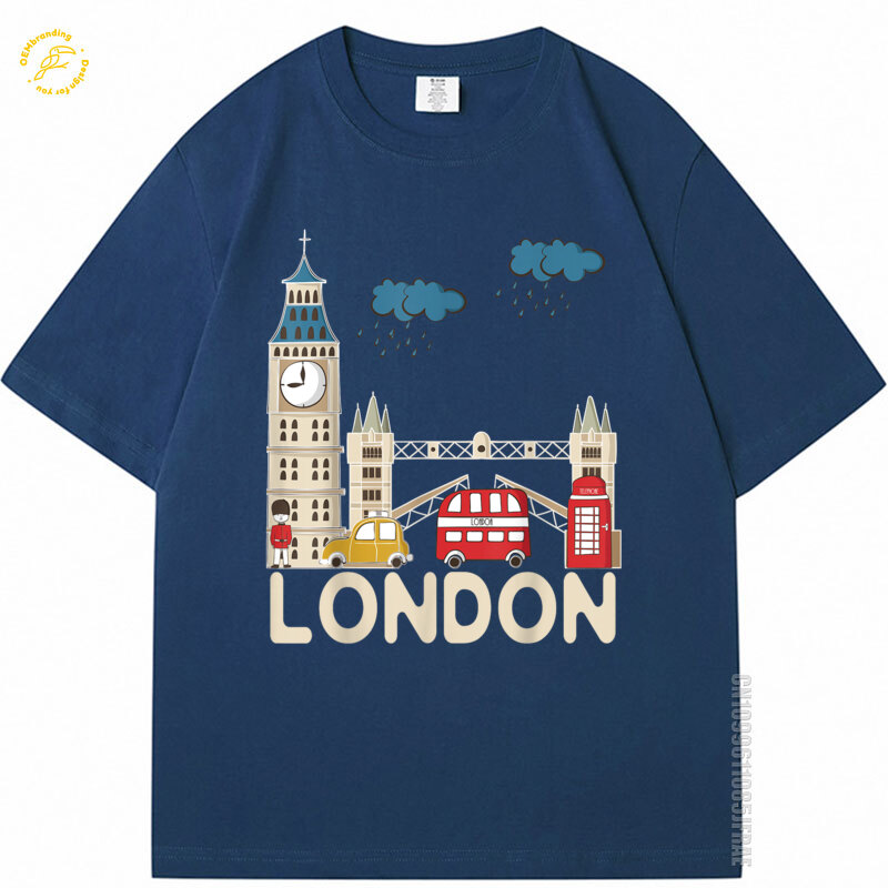 Streetwear Brand London - Kaus Rainy London Kaus Besar Suvenir