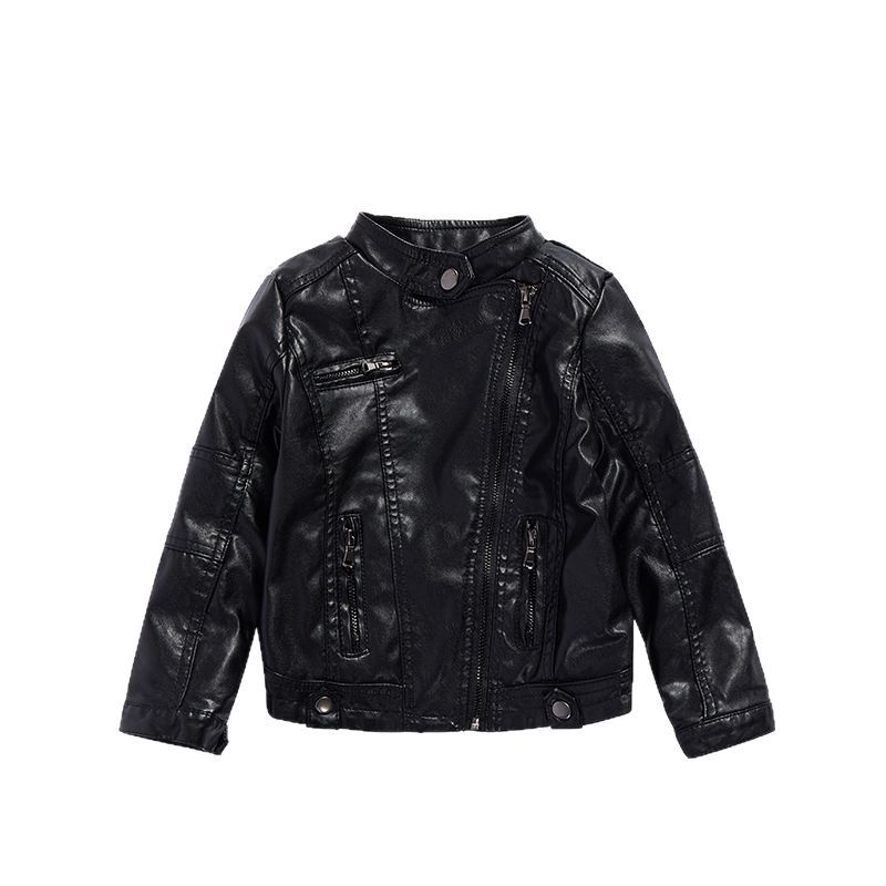 Streetwear Brand Photography - Jaket Kulit PU Anak Perempuan Anti