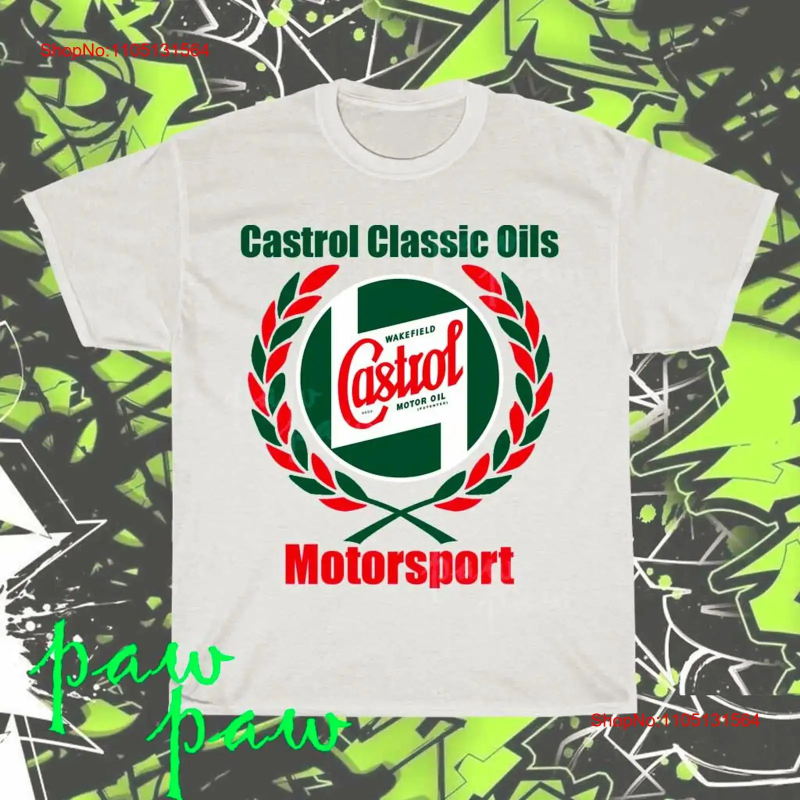 Streetwear Brand Graphic Designer - Kaos Castrol Oil Logo Amerika Baru