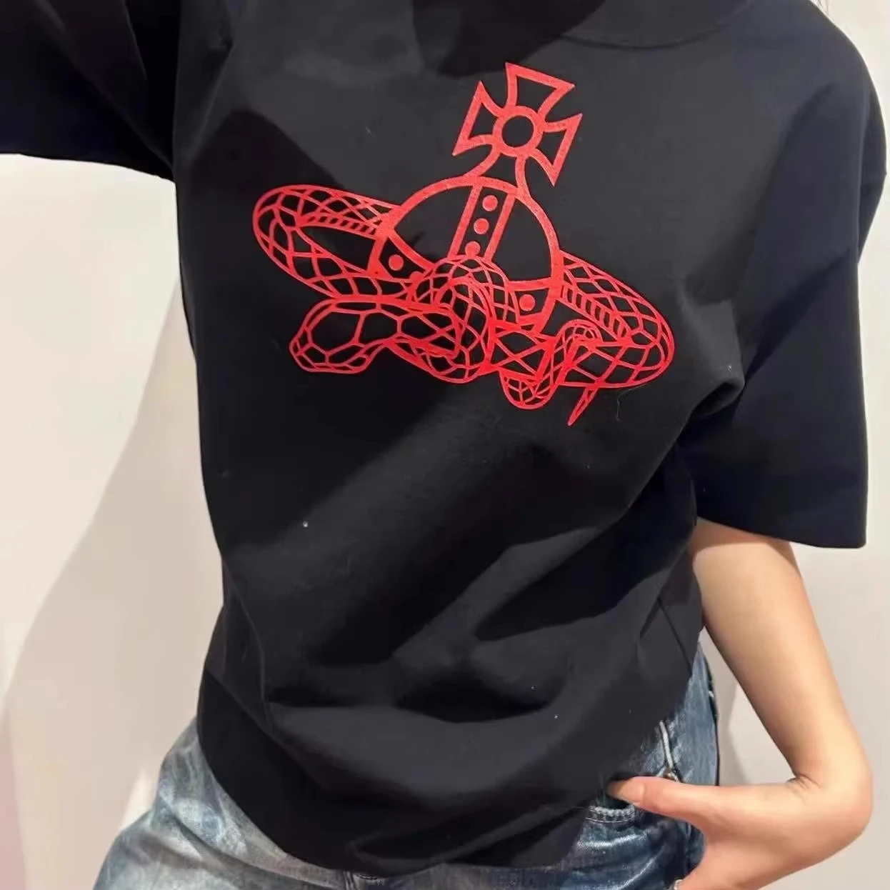 Streetwear Clothing Brands - Kaus Grafis Gambar Ular Kepribadian Kaus