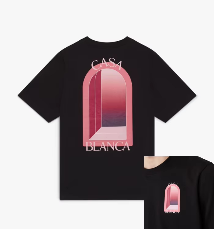 Kaus Seni Sunset Lengkung Klas - French Streetwear Brand ulasan dan harga