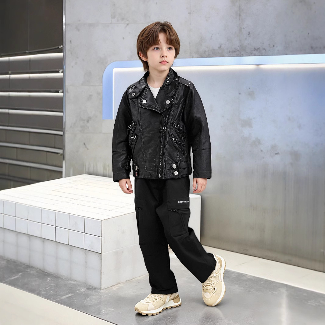 Jaket Kulit Pu Sepeda Motor Ro - Streetwear Brand Photography ulasan dan harga