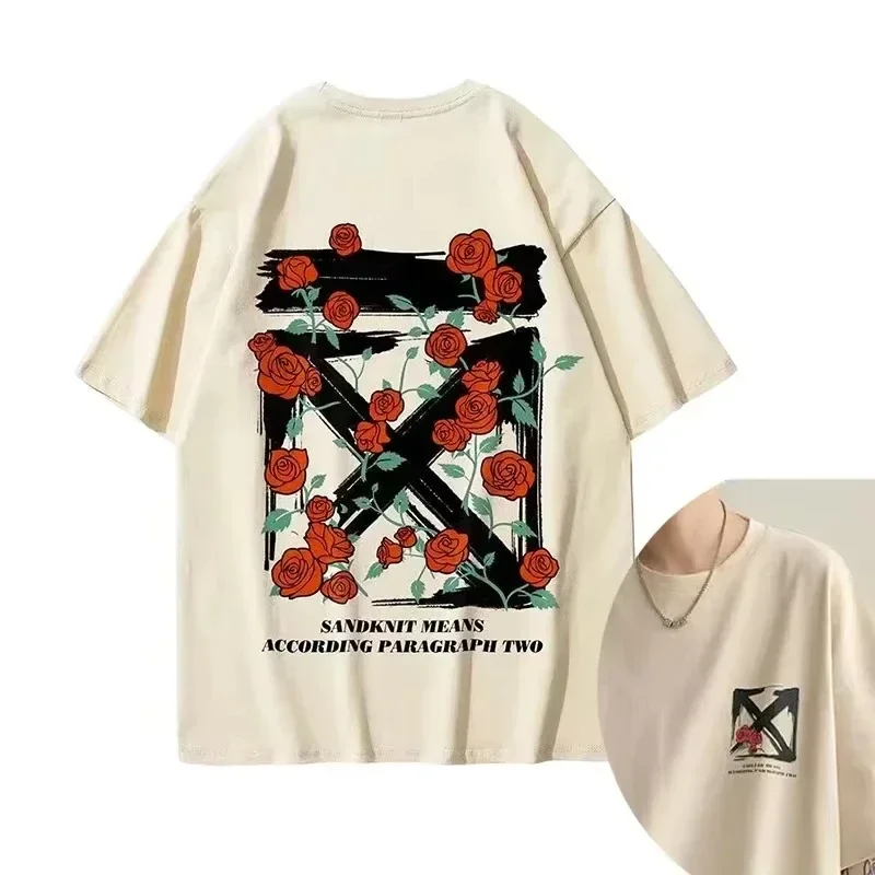 Kaos Katun Korea Mewah Bermoti - Streetwear Clothing Brands ulasan dan harga