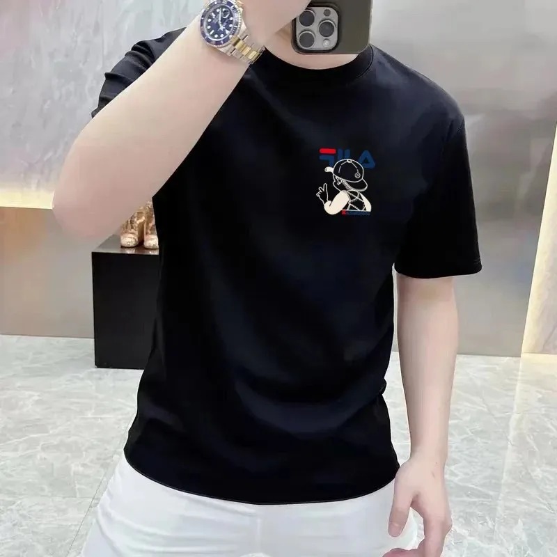 Kaos pria katun murni 100% mer - Streetwear Clothing Brands ulasan dan harga
