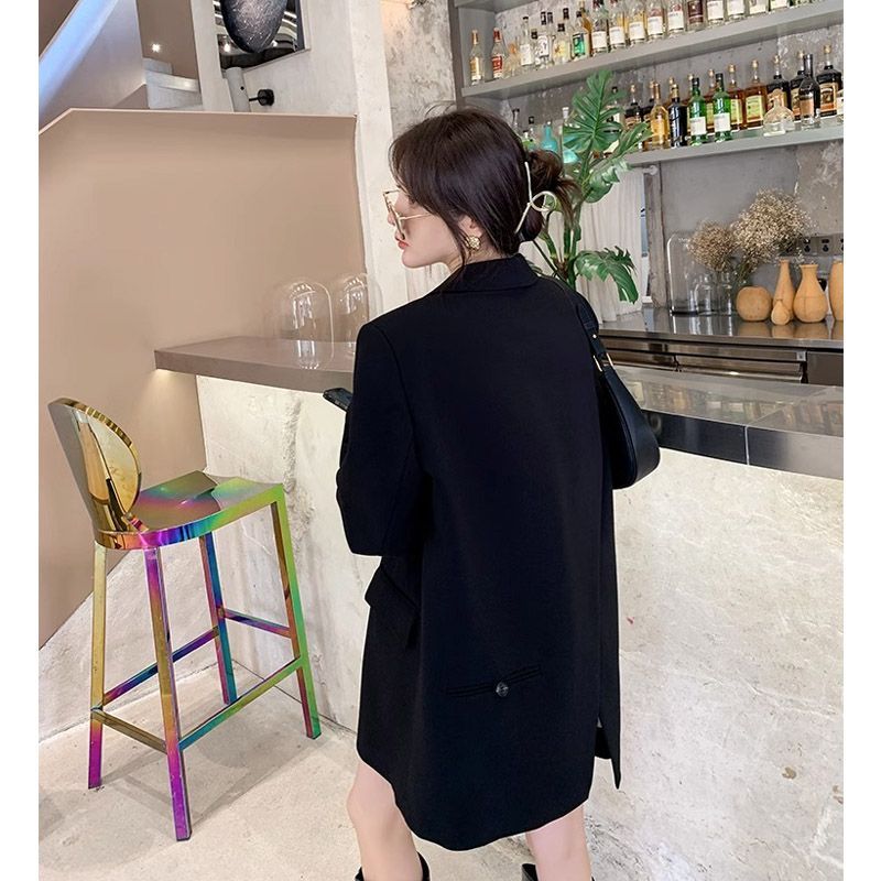 Blazer hitam wanita, jaket len - Women Streetwear Brand ulasan dan harga