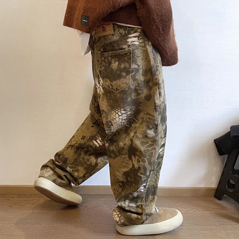 Celana Denim jalanan pria, Jea - Streetwear Brand Graphic Designer ulasan dan harga