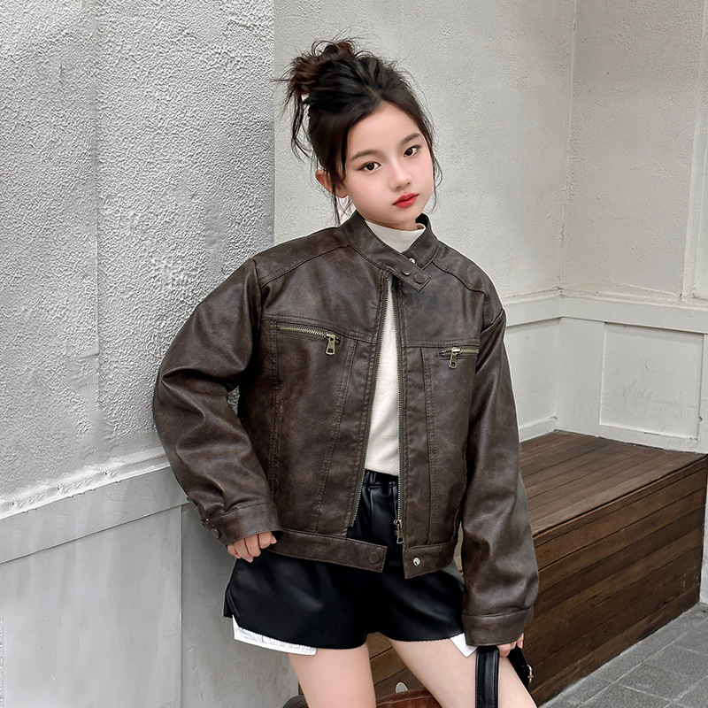 Jaket Kulit PU Motor Retro Mus - Streetwear Brand Photography ulasan dan harga