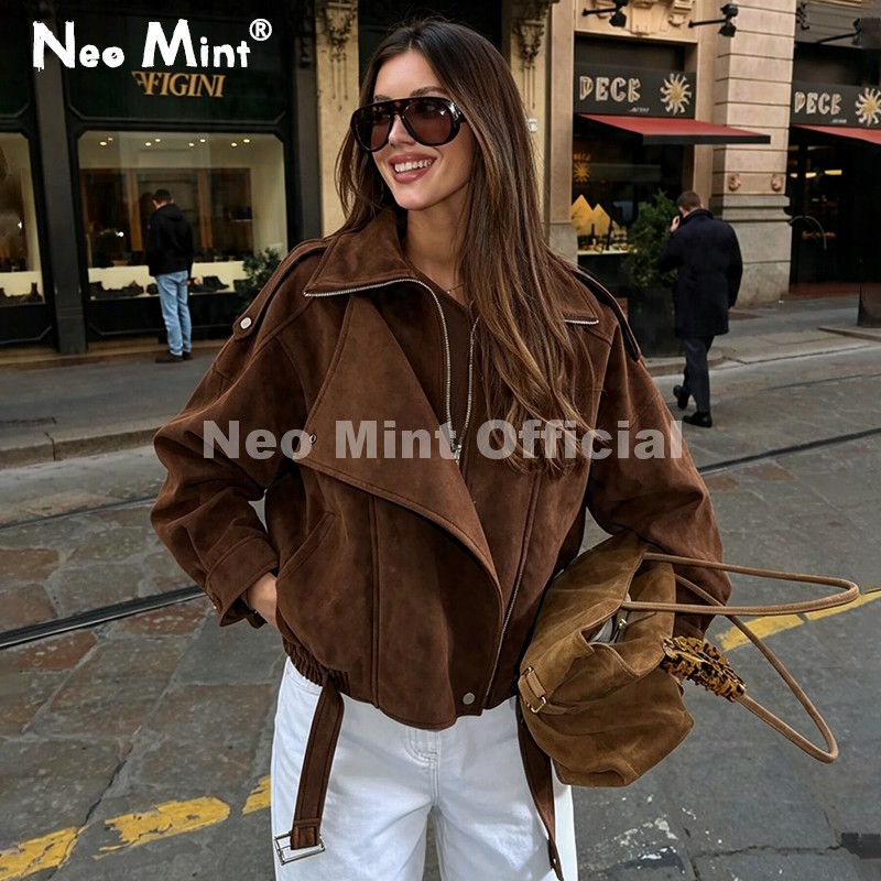 Neo Mint Autumn New Brown Over - Women Streetwear Brand ulasan dan harga