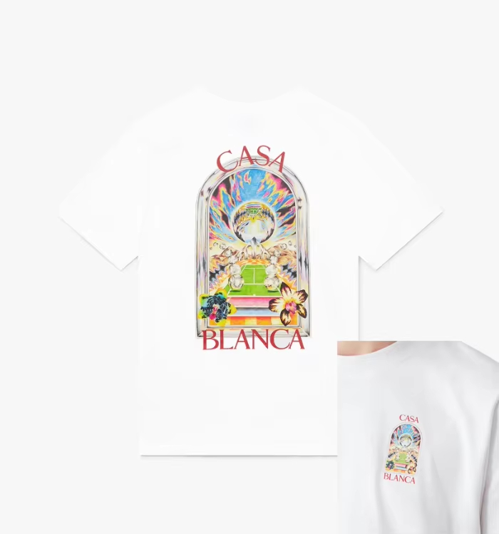Kaos Grafis Katun Motif Lengku - French Streetwear Brand ulasan dan harga