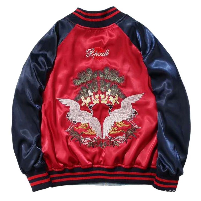 2 Jaket Bisbol Satin Sukajan D - Women Streetwear Brand ulasan dan harga