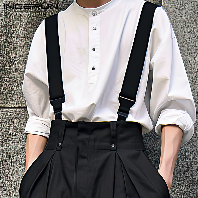 INCERUN jumpsuit pria, jumpsui - Streetwear Brand Clothing ulasan dan harga