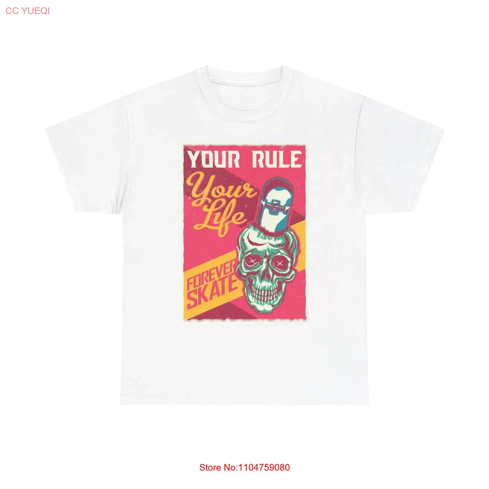 Kaos Forever Skate Baru Katun  - Streetwear Brand Graphic Designer ulasan dan harga