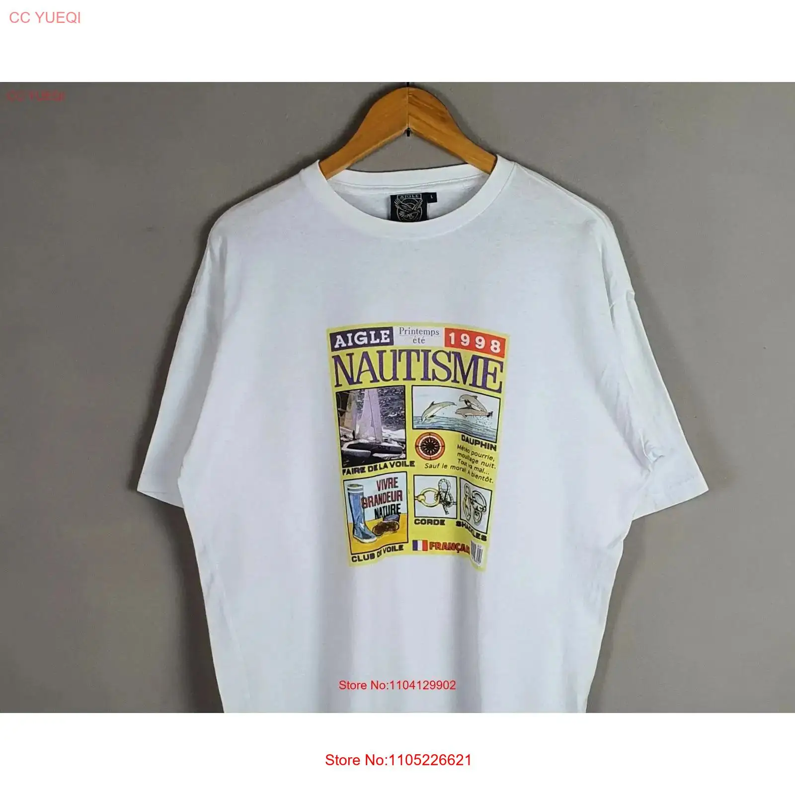 Vintage 1998 AIGLE Nautisme Ka - French Streetwear Brand ulasan dan harga