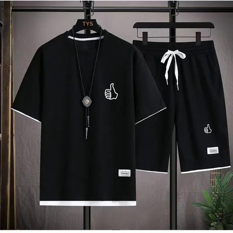 Set Pendek Mewah Grafis Kucing - Streetwear Brand Graphic Designer ulasan dan harga
