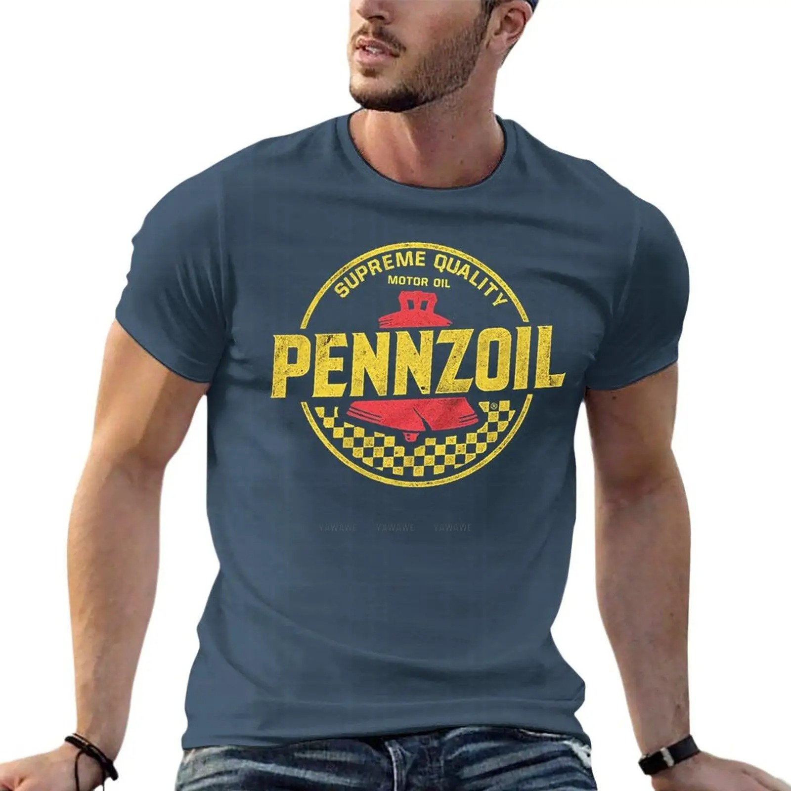 Distressed Pennzoil Logo minya - Streetwear Clothing Brands ulasan dan harga